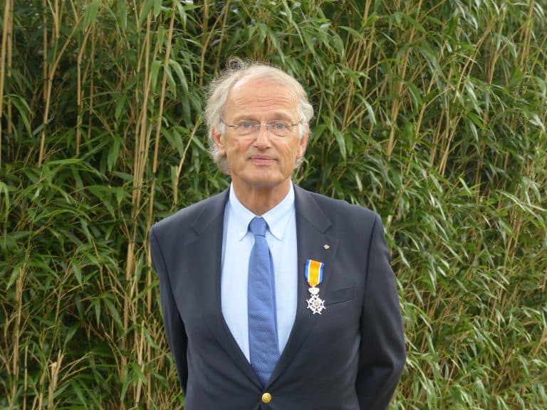 Lintje voor bestuurslid Menso van Meeteren Lintje voor bestuurslid Menso van Meeteren
