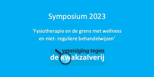 Symposium 2023: Fysiotherapie en de grens met wellness en niet-reguliere behandelwijzen