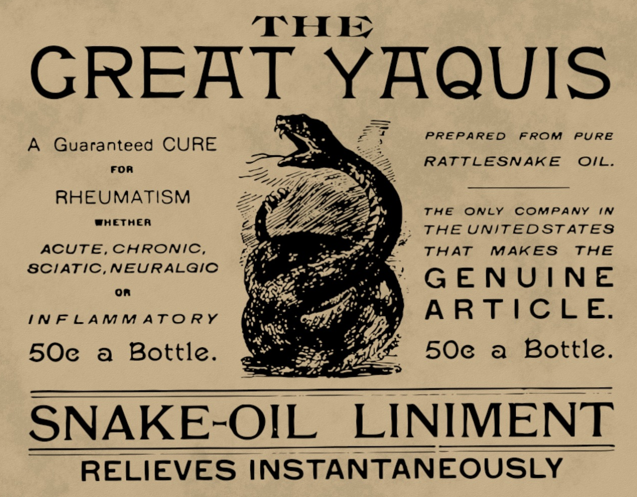 Snake oil